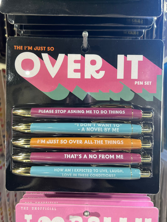 Over It Pen Set