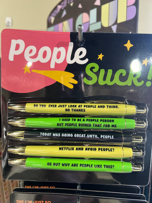 People Suck Pen Set