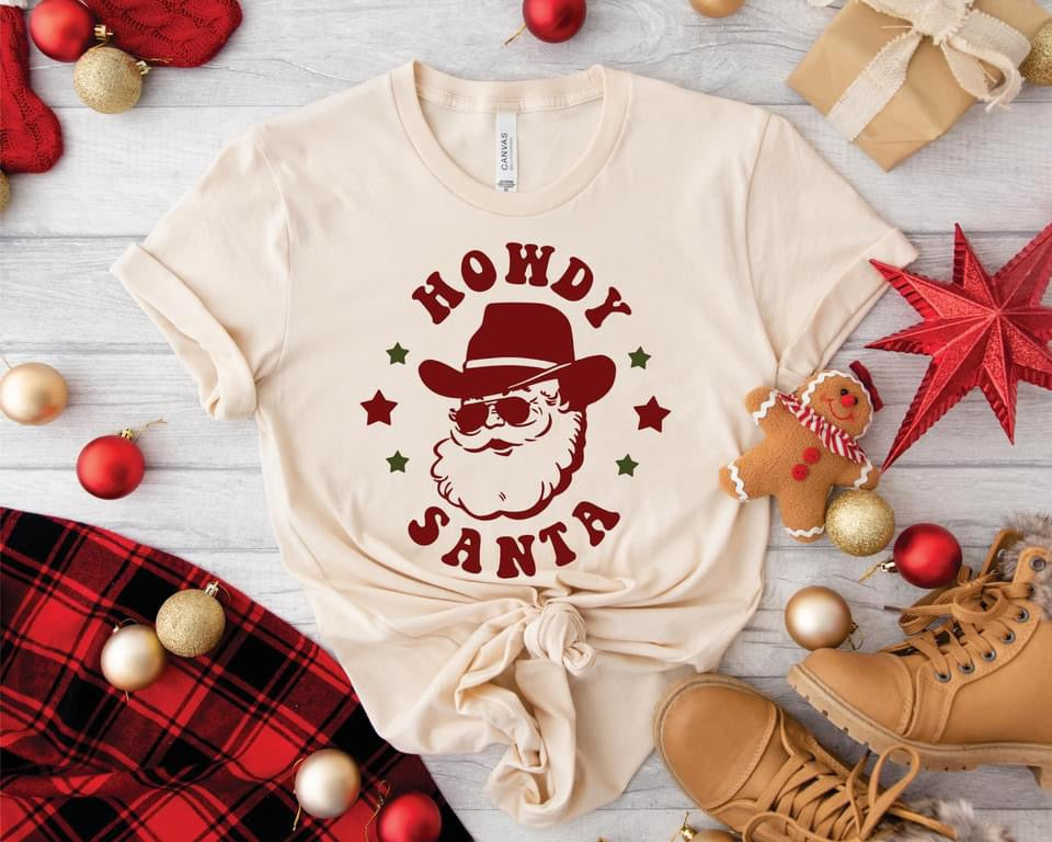 Howdy Santa Tee