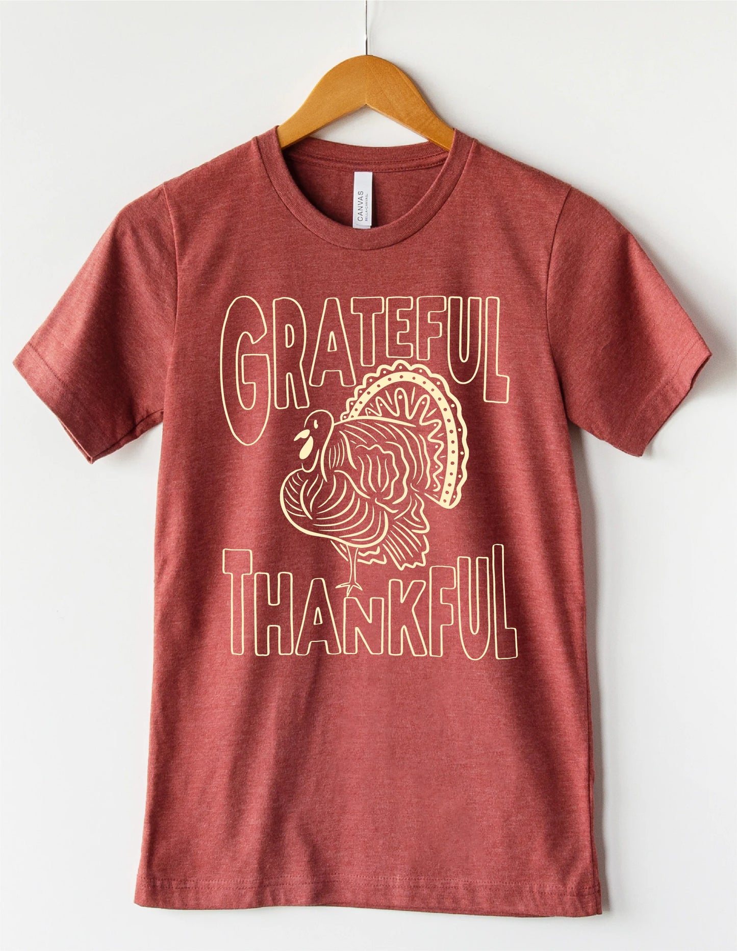 Grateful and Thankful Turkey Tee