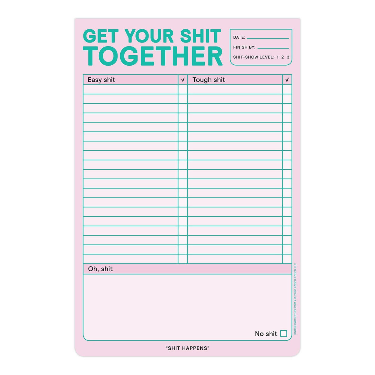 Get Your Sh*t Together Pad (Pastel Edition)