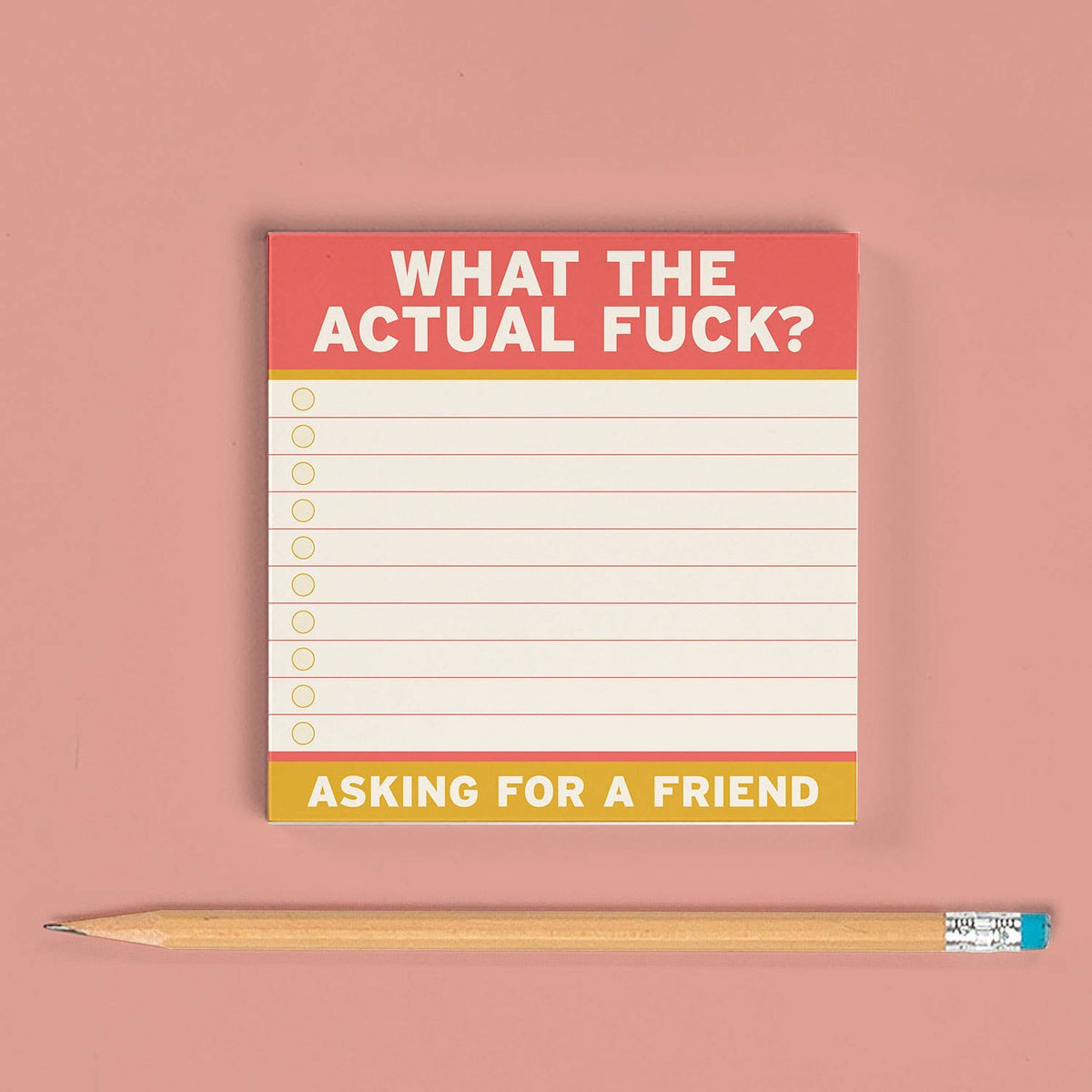 Actual F*ck Large Sticky Notes (4 x 4-inches)