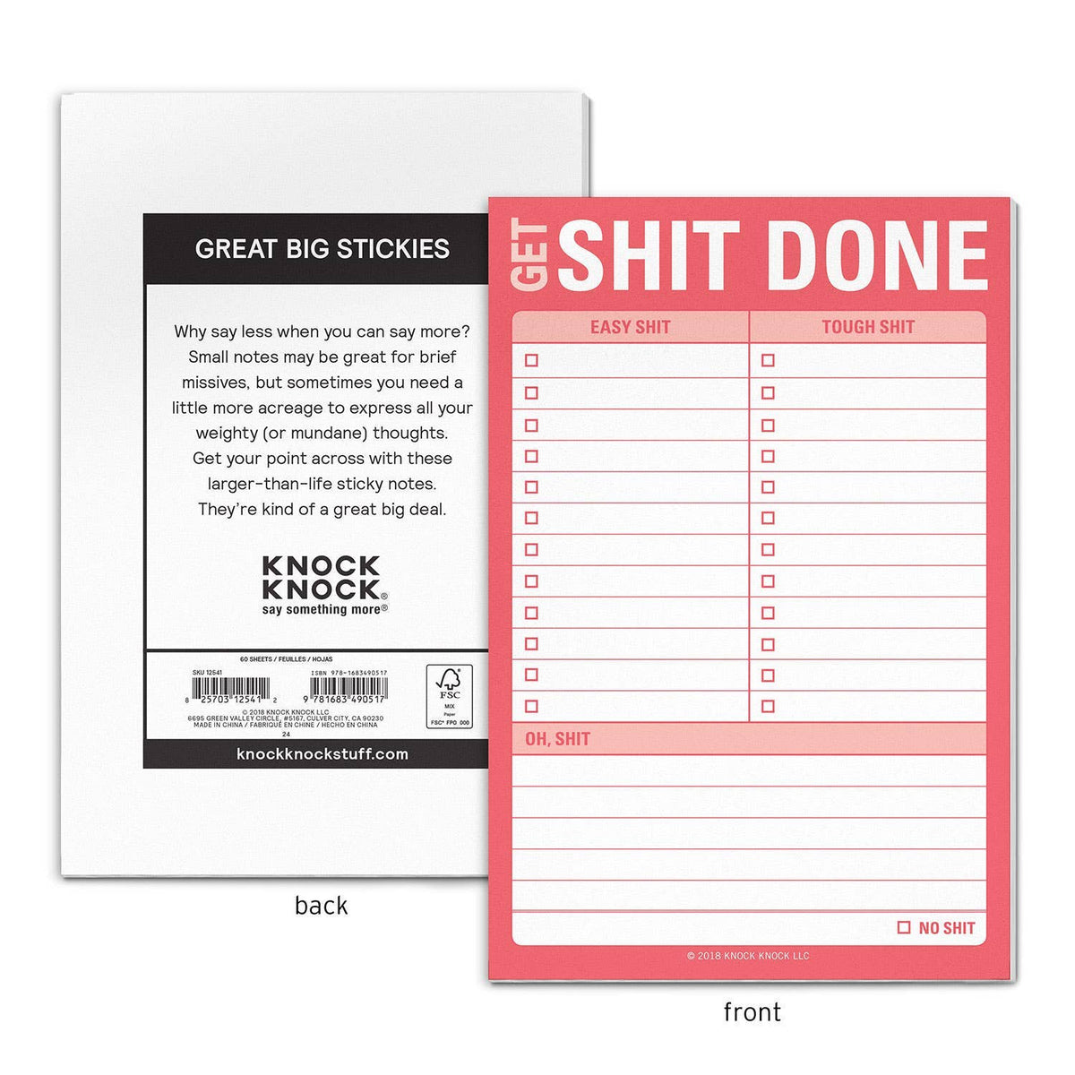 Get Sh*t Done Great Big Sticky Notes