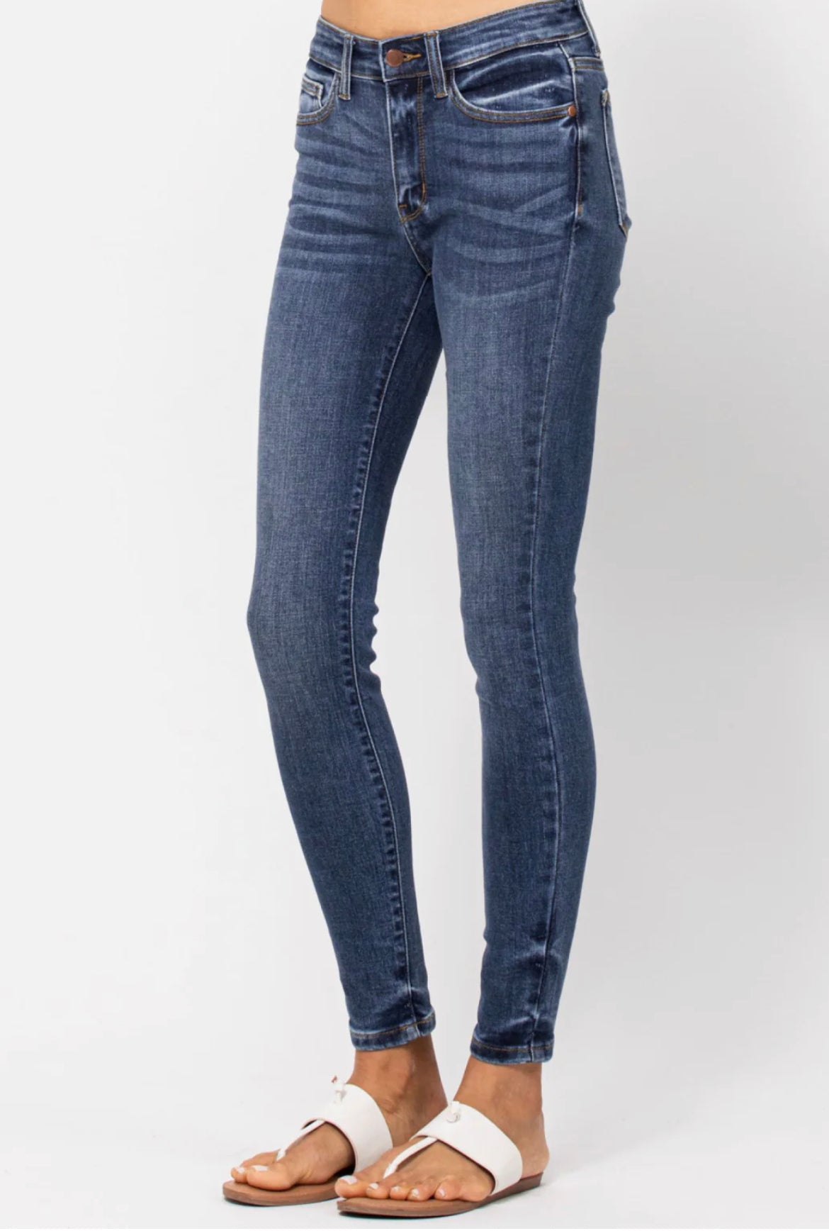 Judy Blue Jennifer Mid-Rise Skinny Jeans (JB 82252)