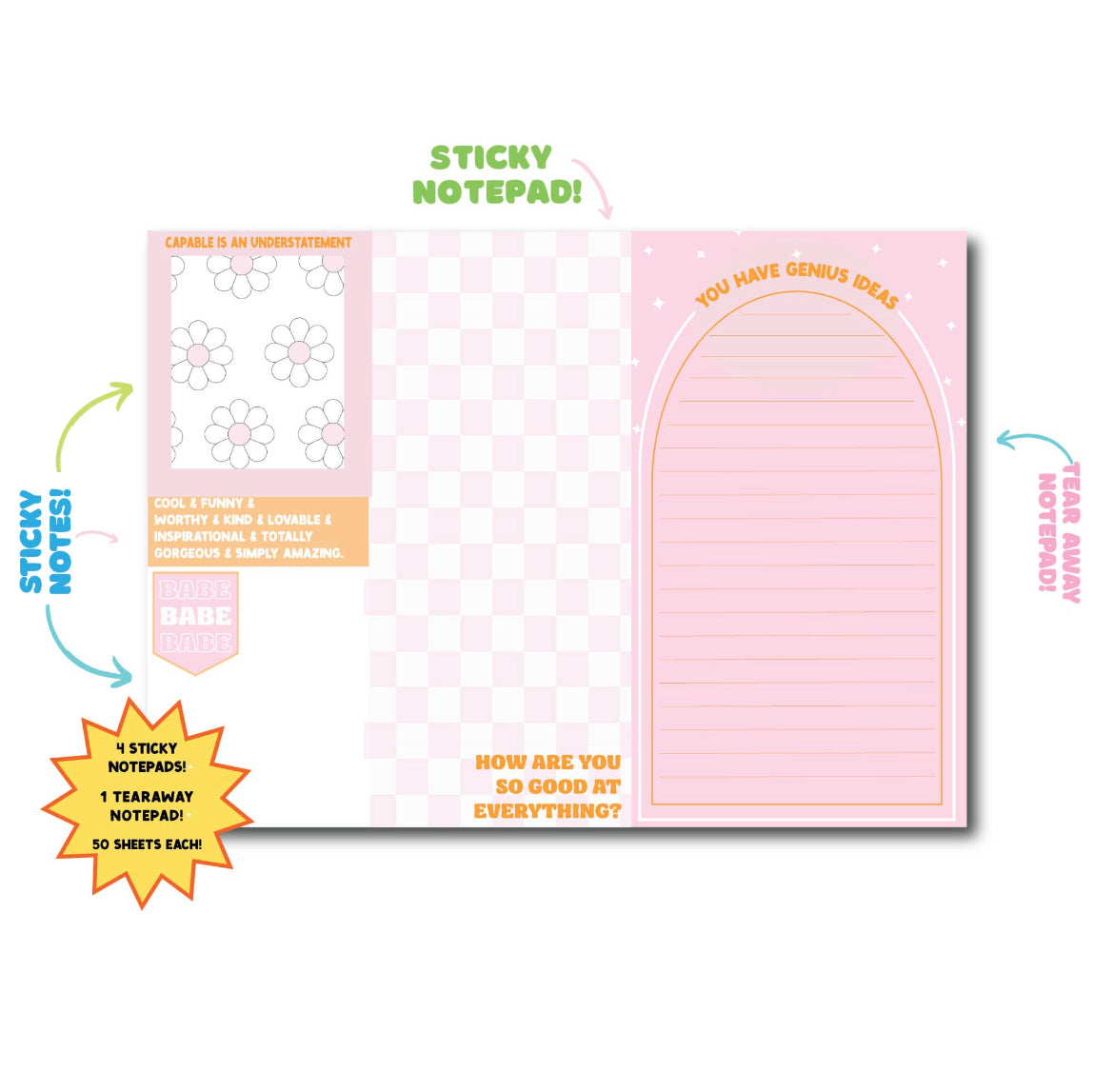 Funny Pens + Notepads – Osage Chic Boutique
