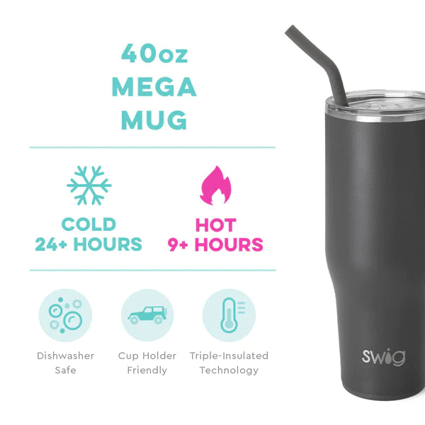 Swig Grey Mega Mug (40oz)