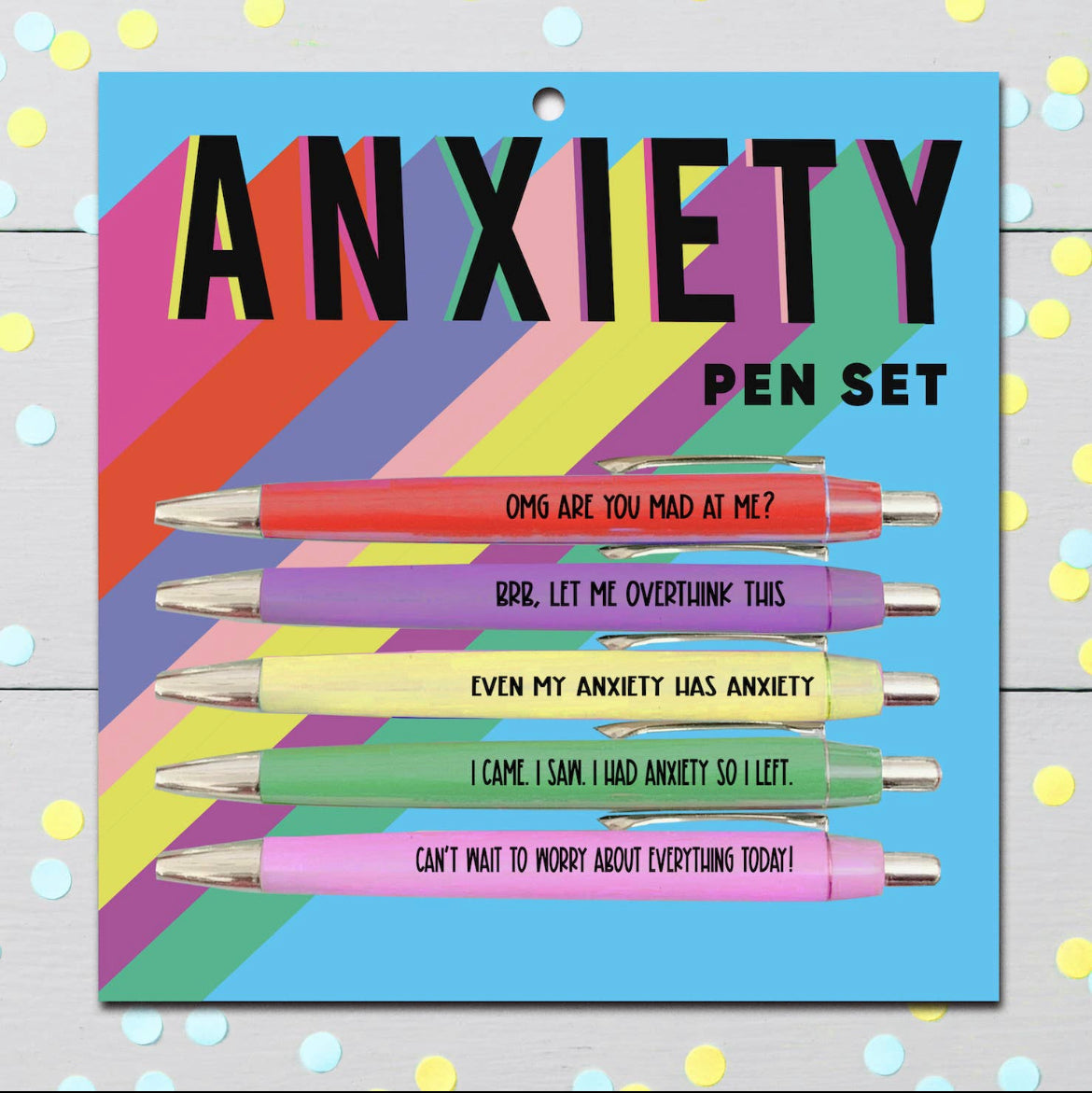 Anxiety Pen Set